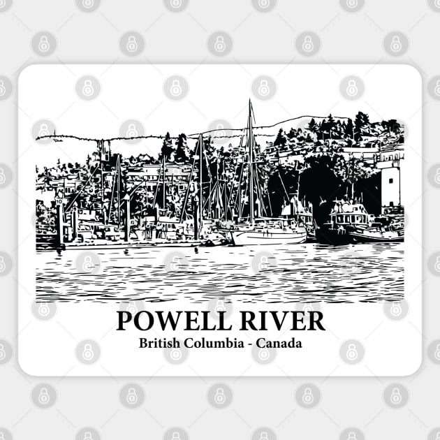 Powell River - British Columbia Magnet by Lakeric